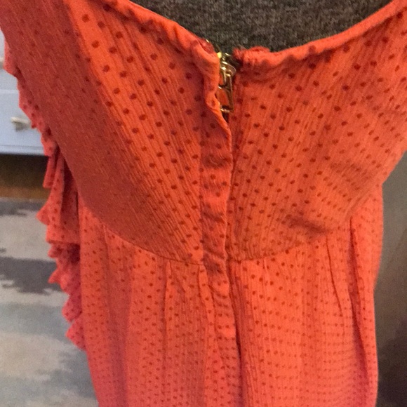 Marc By Marc Jacobs Red Ruffle Dress - Picture 6 of 10